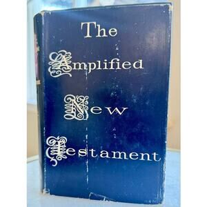 Vintage Amplified New Testament Zondervan Seventeenth Edition Hardcover Bible